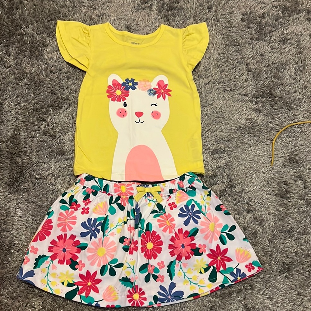 NWOT cute spring/Easter skirt outfit